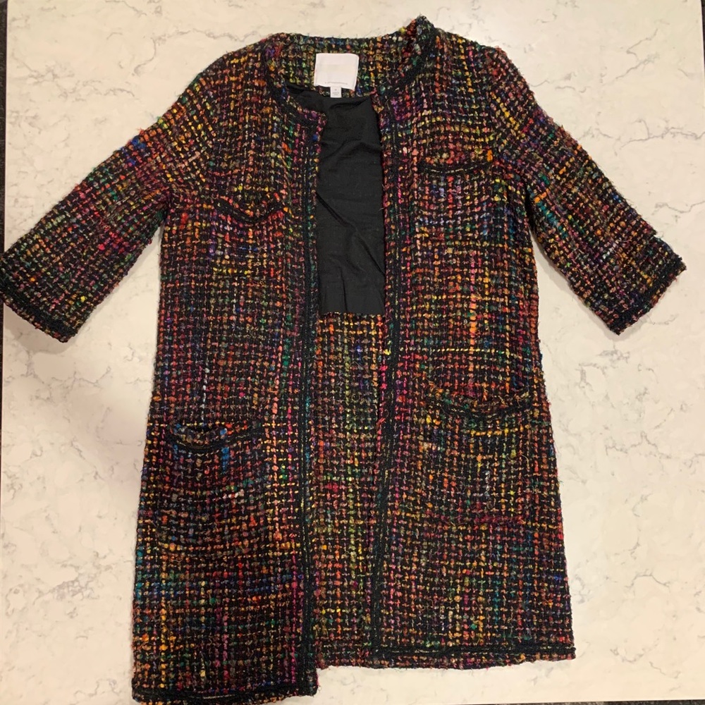 Multi-colored Anthropologie Coat, Size M